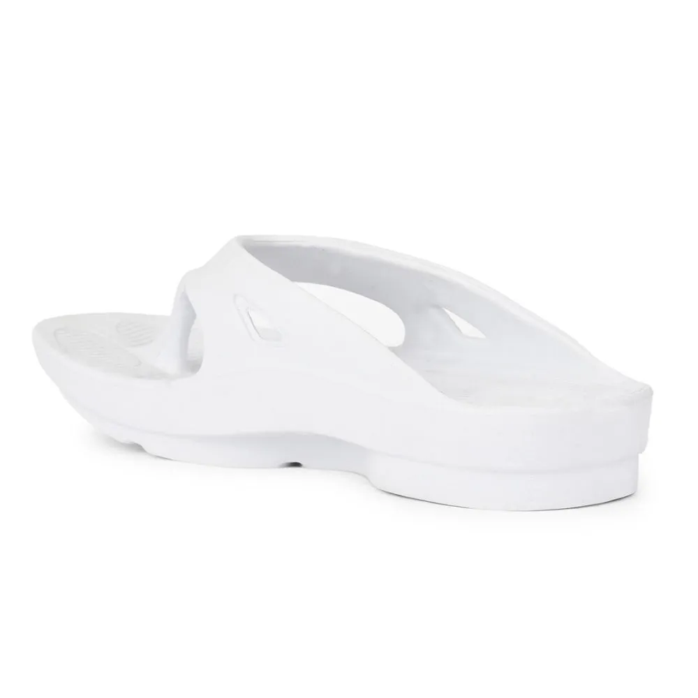 A-HA Casual White Slippers For Men STEP-STAR By Liberty