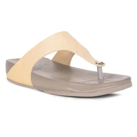 AHA By Liberty DIVA-10 Casual Slides For Women - Beige