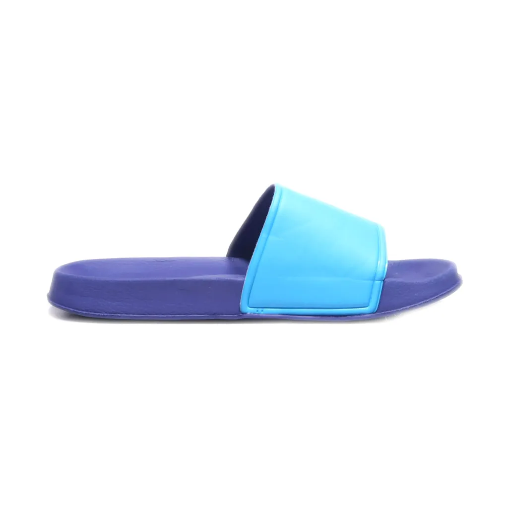 Aldo Sliders Pu Leather Blue Colour For Men