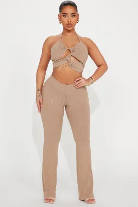 Always Reliable Pant Set  - Mocha