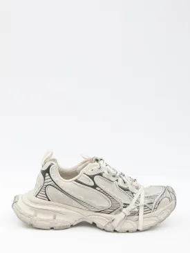 Balenciaga Men's 3XL Distressed Canvas Sneakers