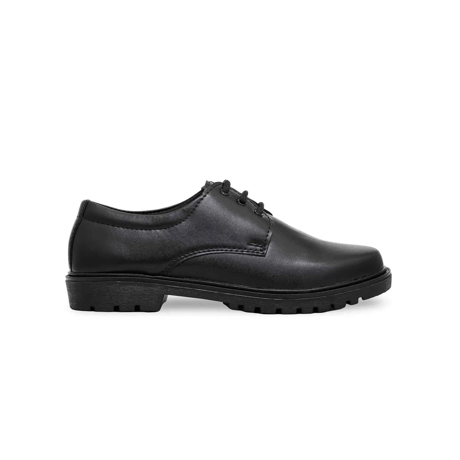 Boys Black School Shoes SK1075