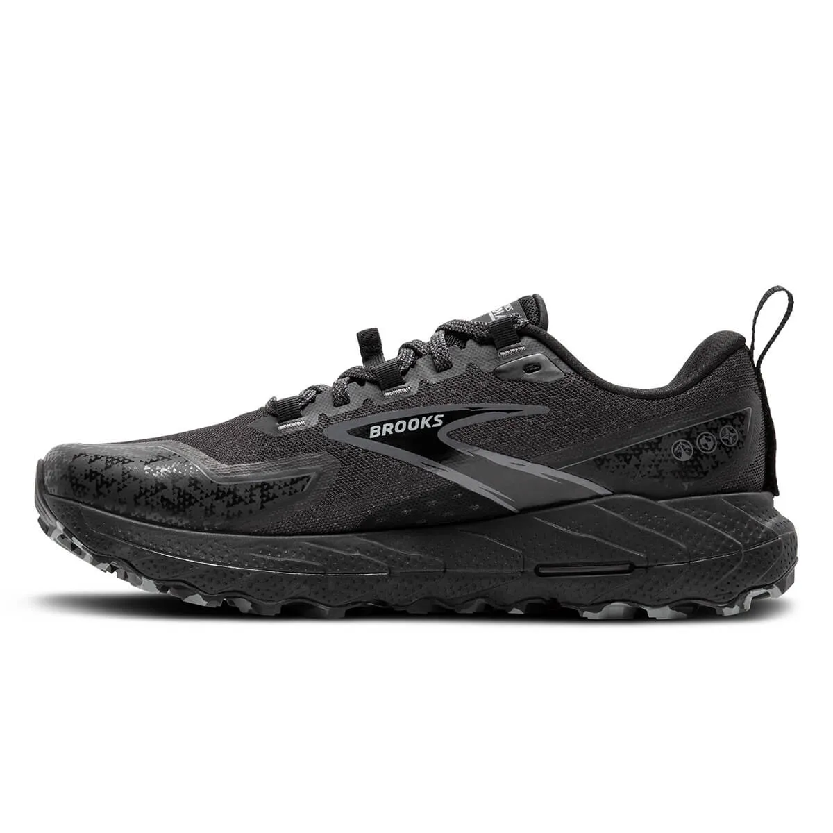 Brooks Cascadia 18 Mens | Black/blackened Pearl/grey