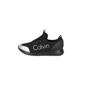 Calvin Klein Reika Low-Top Sneakers Fabric Black Colour For Women