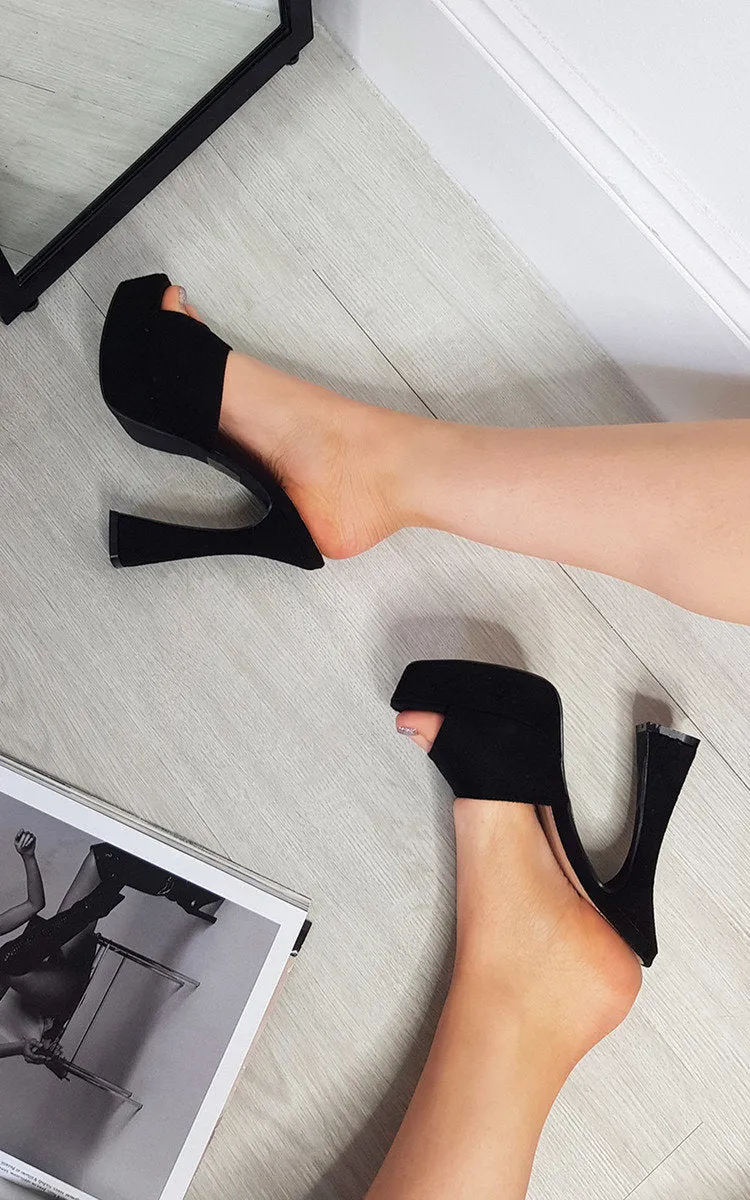 Chunky Platform High Heels