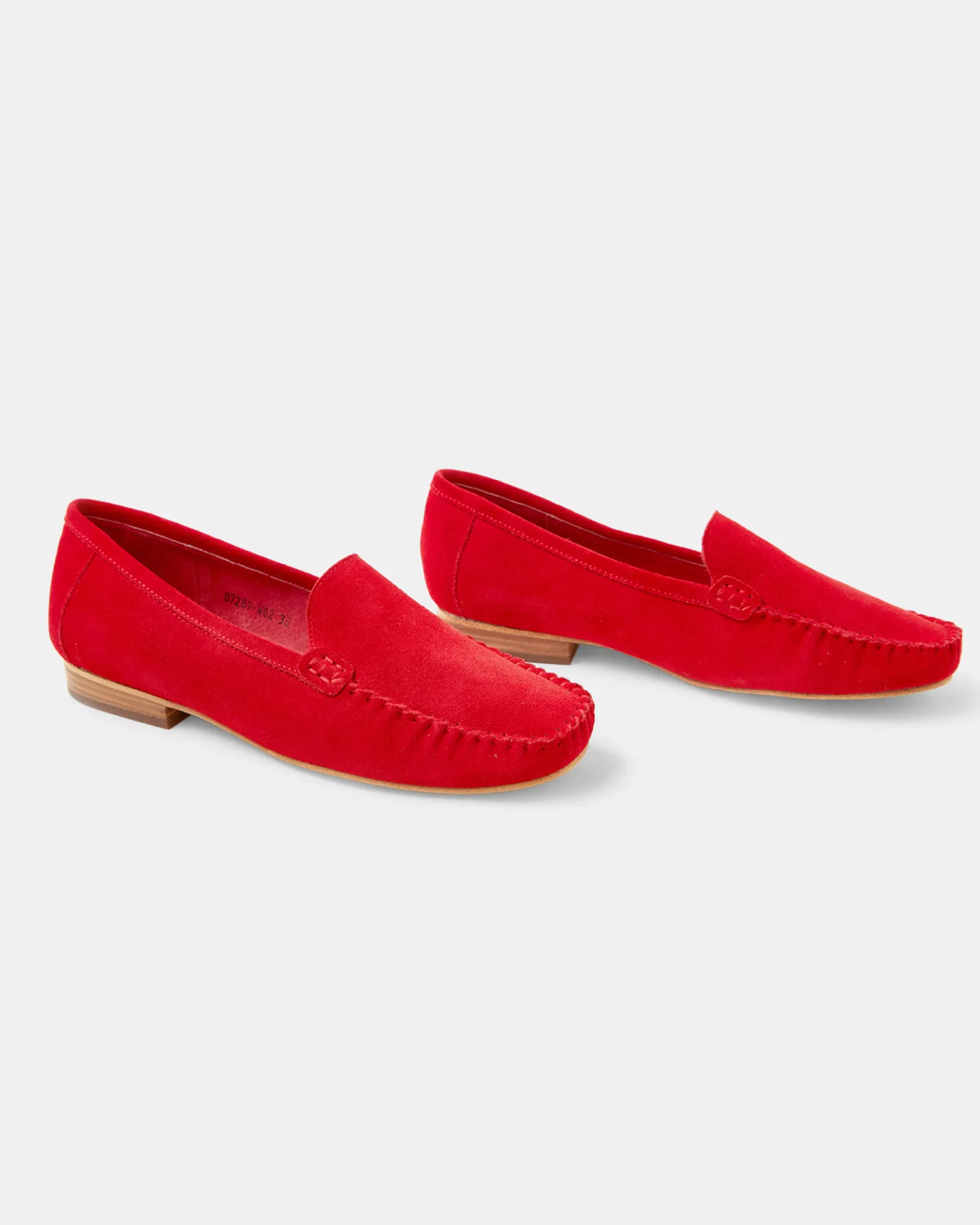 Cigar Suede Loafer - Red