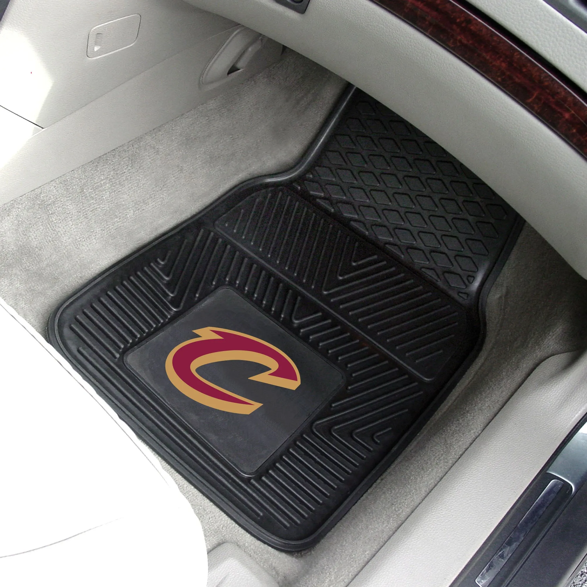 Cleveland Cavaliers Heavy Duty Car Mat Set - 2 Pieces