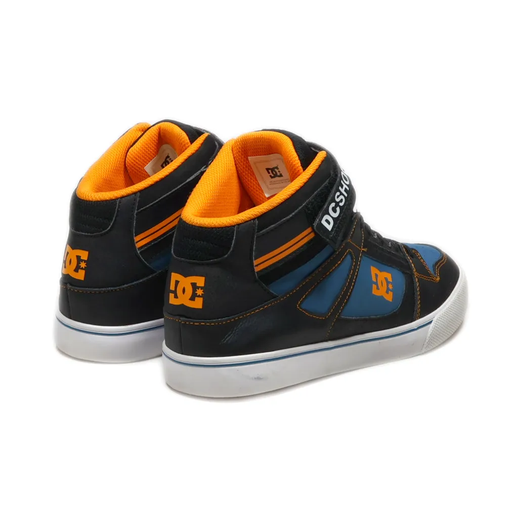 Dc Shoes Dc Shoe Co Usa Low-Top Sneakers Leather Black Colour For Women