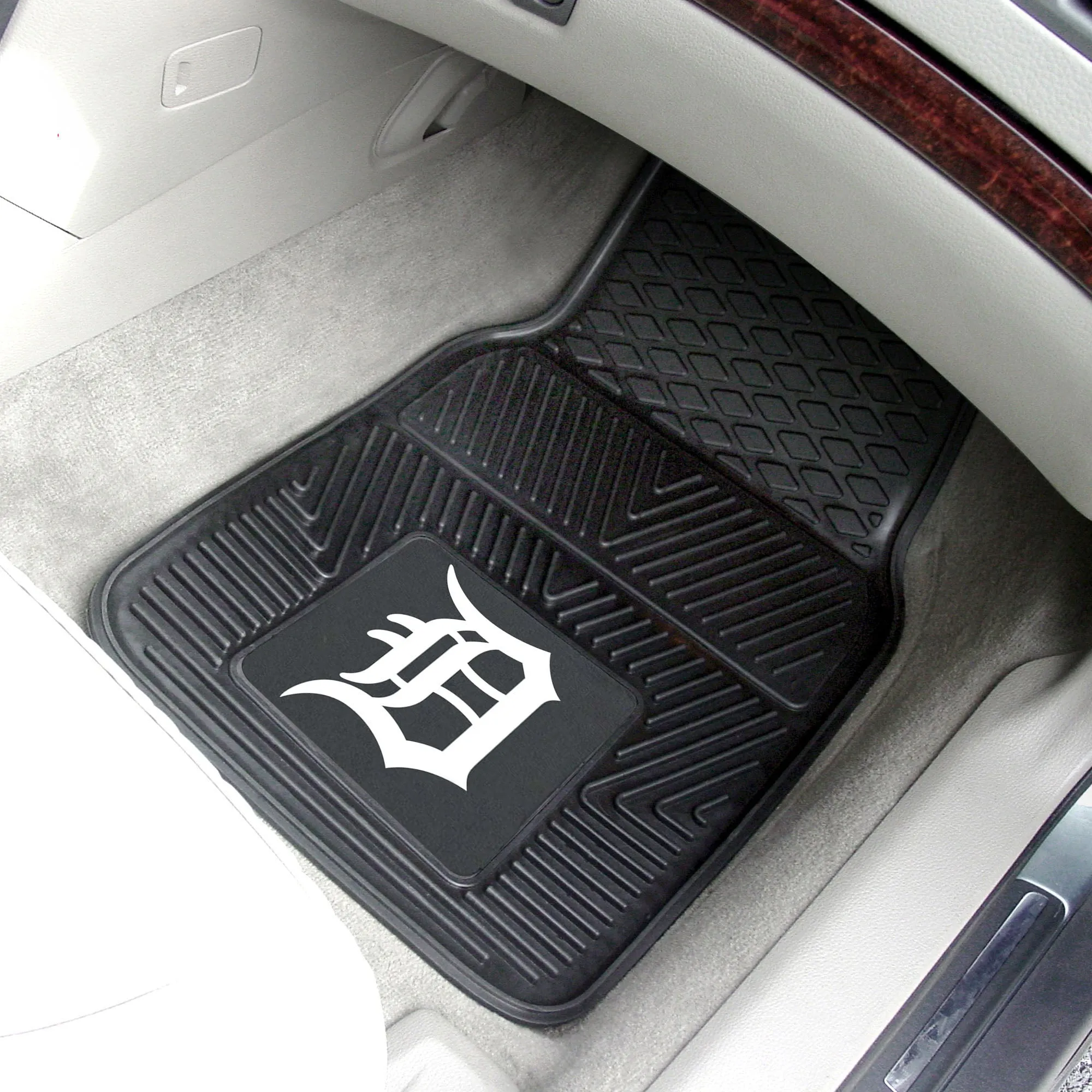 Detroit Tigers Heavy Duty Car Mat Set - 2 Pieces