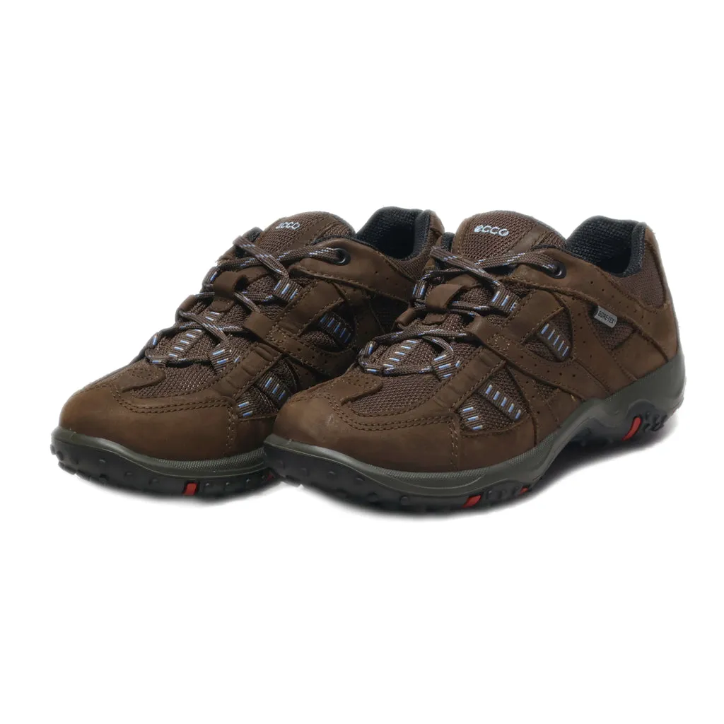 Ecco Lace-Up Shoes Leather Brown Colour For Kids