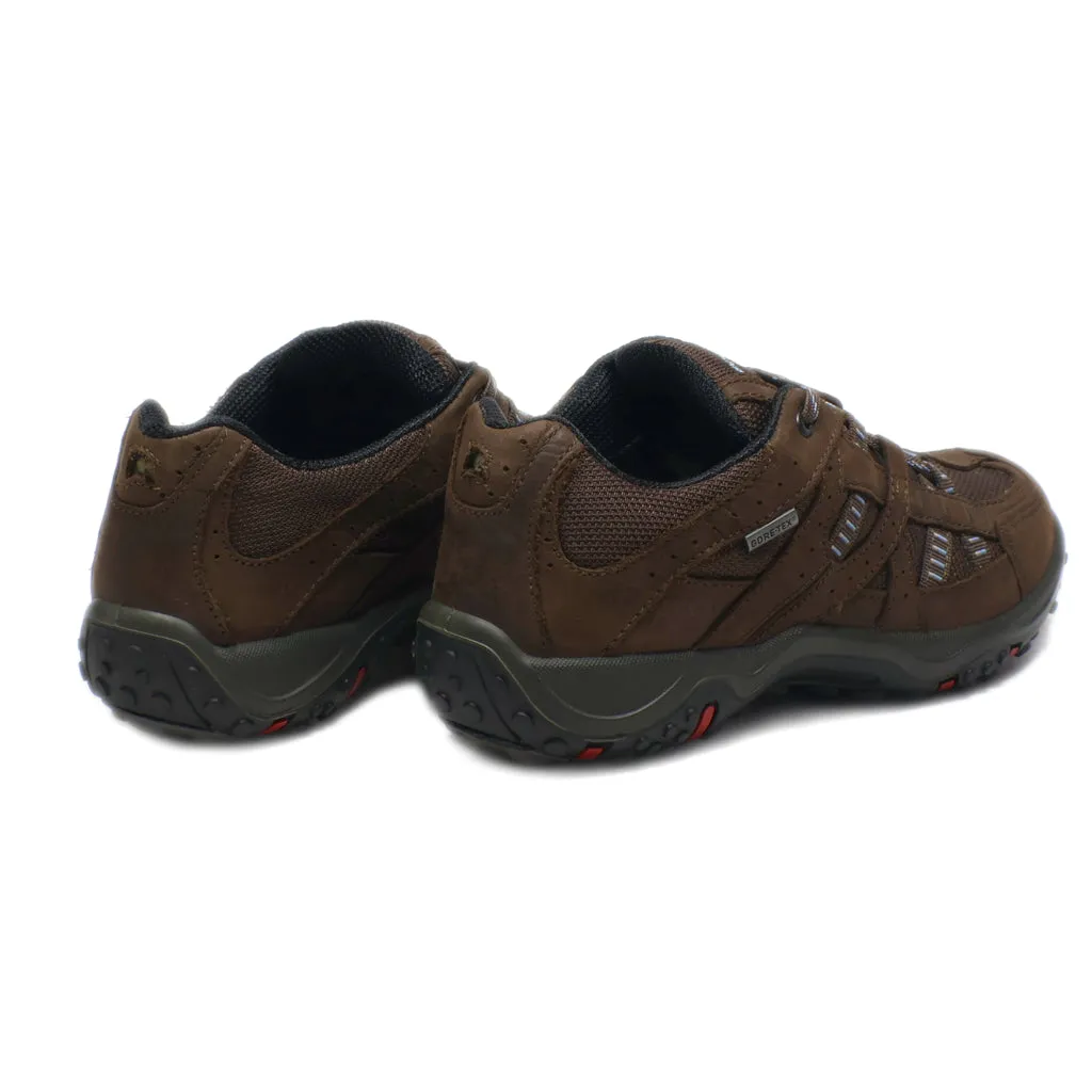 Ecco Lace-Up Shoes Leather Brown Colour For Kids