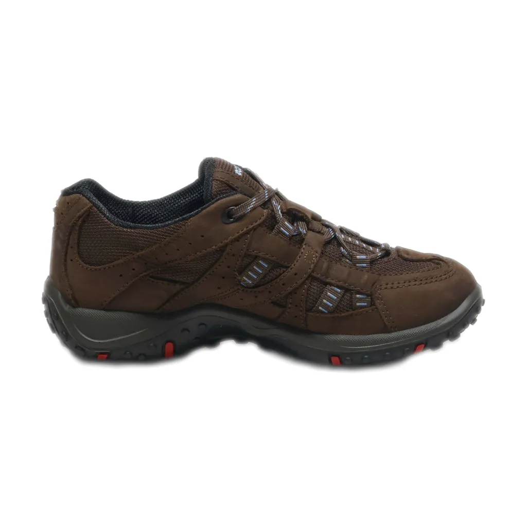 Ecco Lace-Up Shoes Leather Brown Colour For Kids