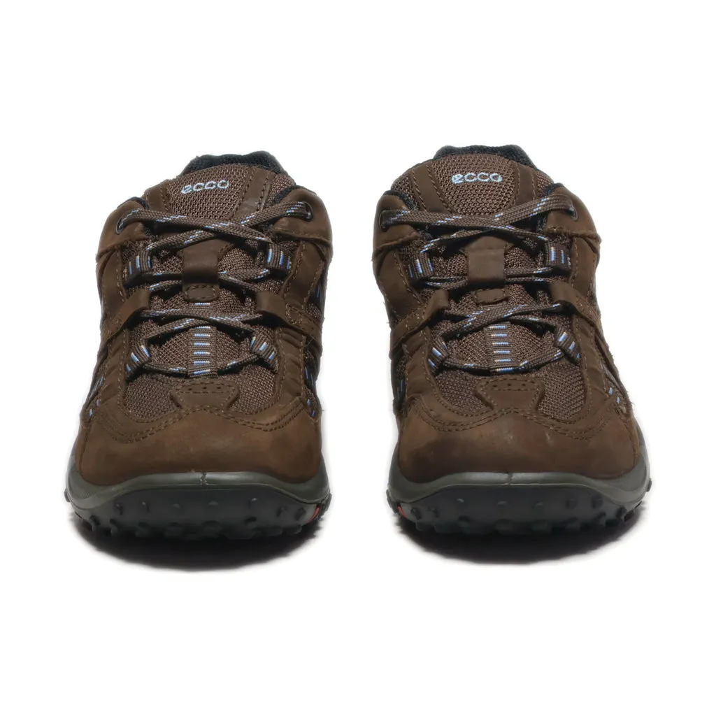 Ecco Lace-Up Shoes Leather Brown Colour For Kids