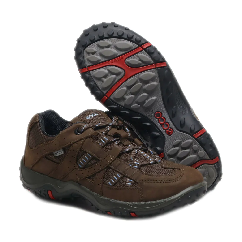 Ecco Lace-Up Shoes Leather Brown Colour For Kids