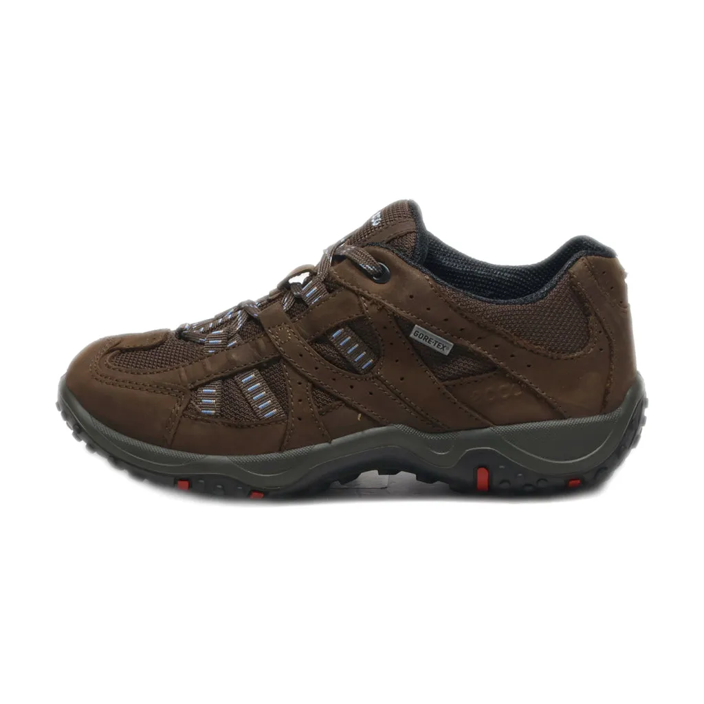 Ecco Lace-Up Shoes Leather Brown Colour For Kids