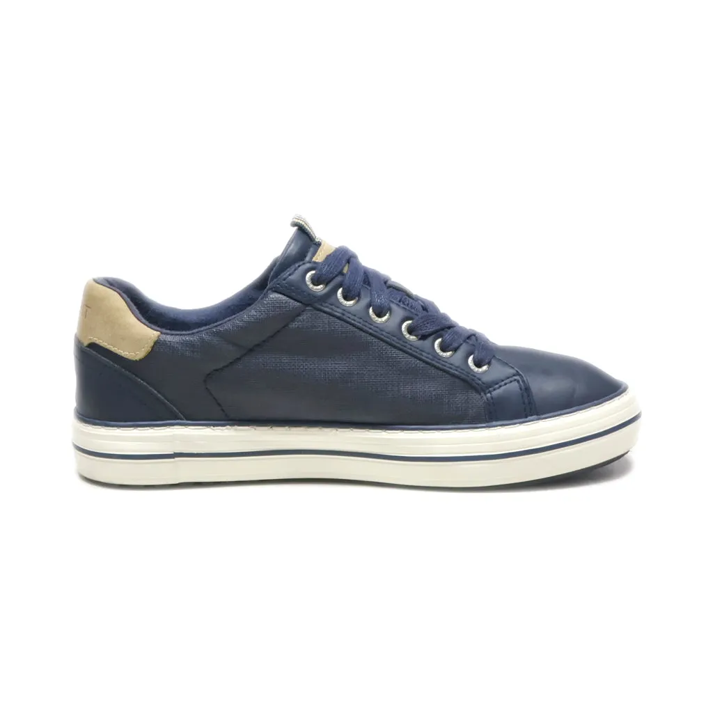 Esprit Lace Ups Leather Blue Colour For Women