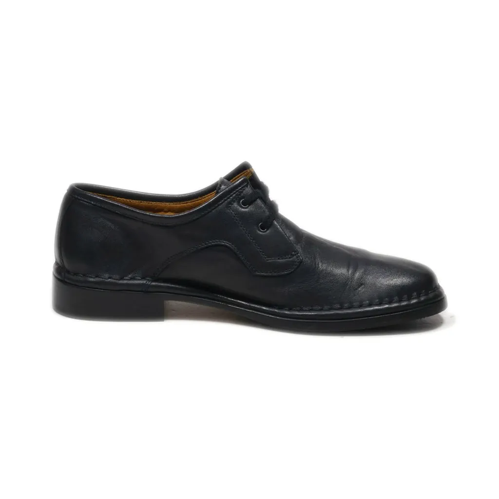 Ettore Adriano Formal Lace Ups Leather Black Colour For Men