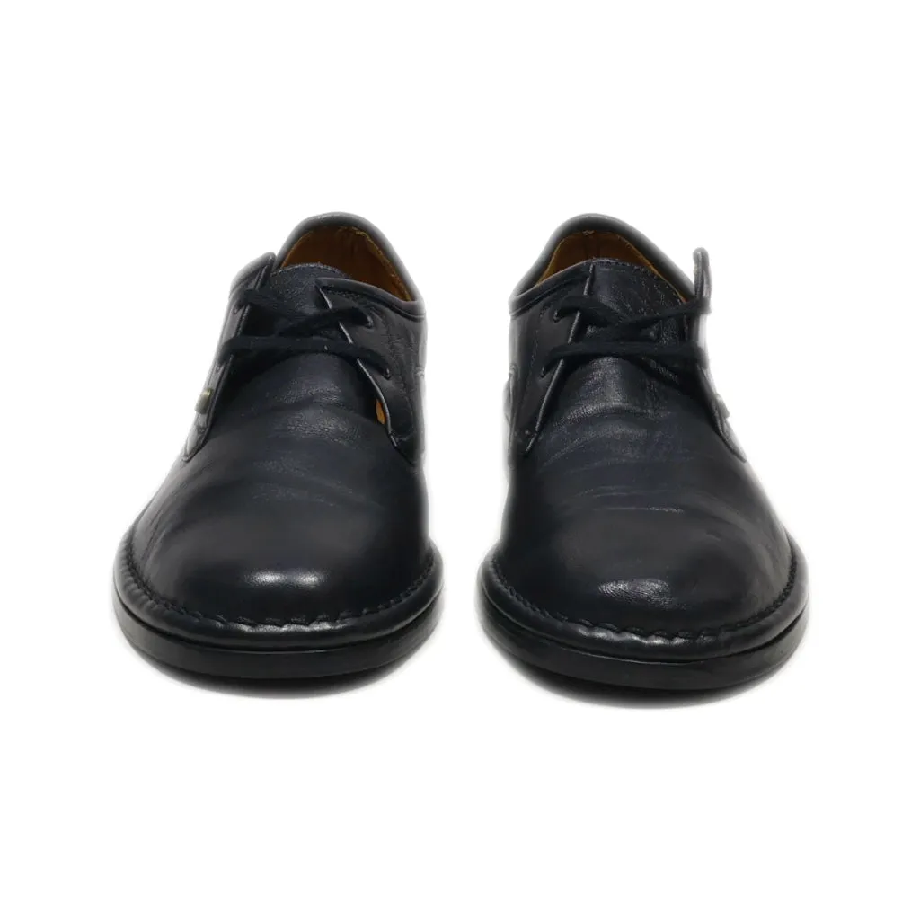 Ettore Adriano Formal Lace Ups Leather Black Colour For Men