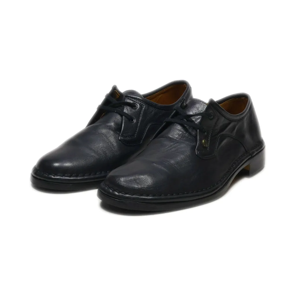 Ettore Adriano Formal Lace Ups Leather Black Colour For Men