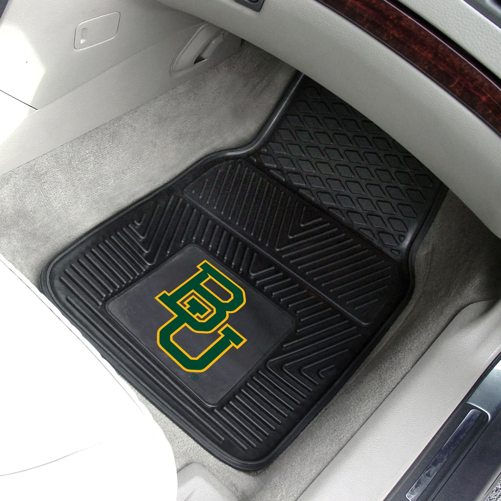 Fanmats Baylor Bears Heavy Duty Car Mat Set - 2 Pieces