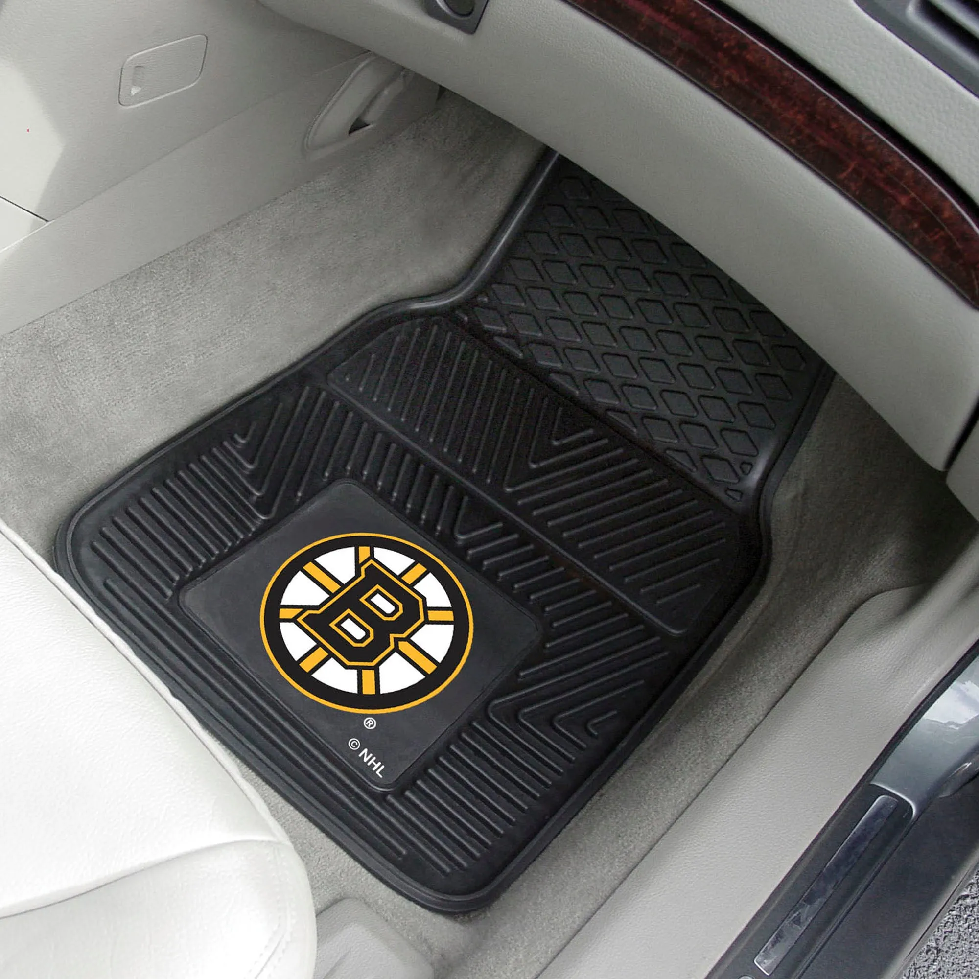 Fanmats Boston Bruins Heavy Duty Car Mat Set - 2 Pieces