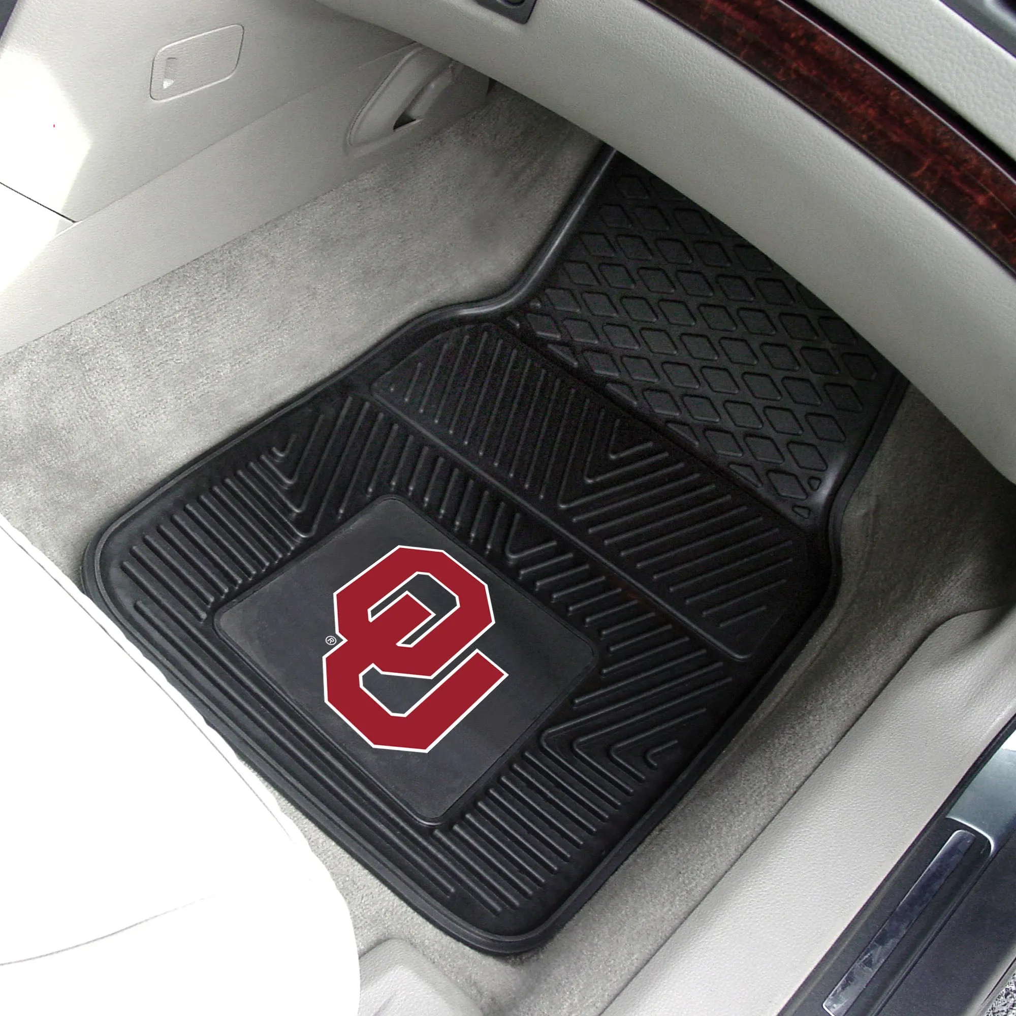 Fanmats Oklahoma Sooners Heavy Duty Car Mat Set - 2 Pieces