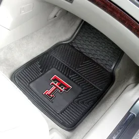 Fanmats Texas Tech Red Raiders Heavy Duty Car Mat Set - 2 Pieces