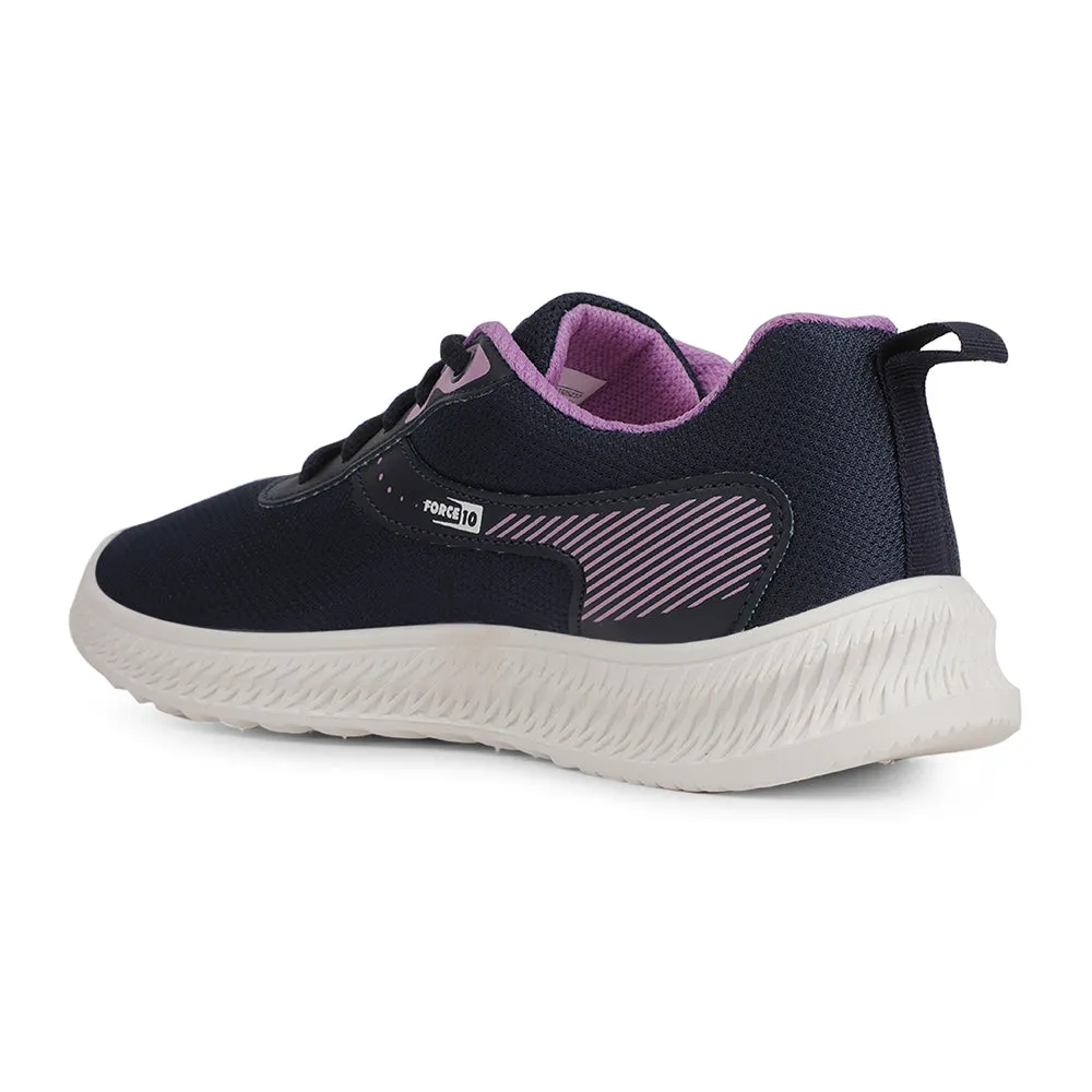 Force 10 Sports Navy Blue Walking Shoes For Women OSLO-20E By Liberty