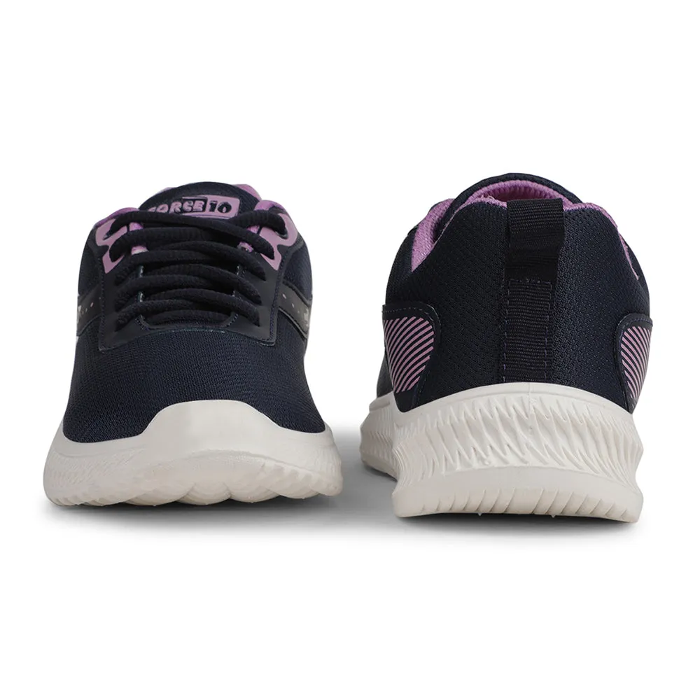 Force 10 Sports Navy Blue Walking Shoes For Women OSLO-20E By Liberty