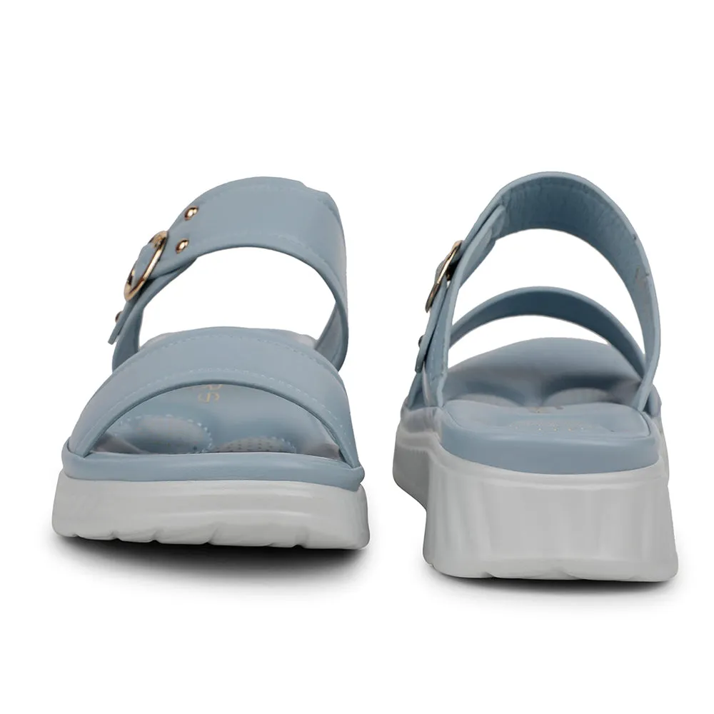 Healers Casual Sky Blue Slipper For Women ZQ-AL-SL02 By Liberty