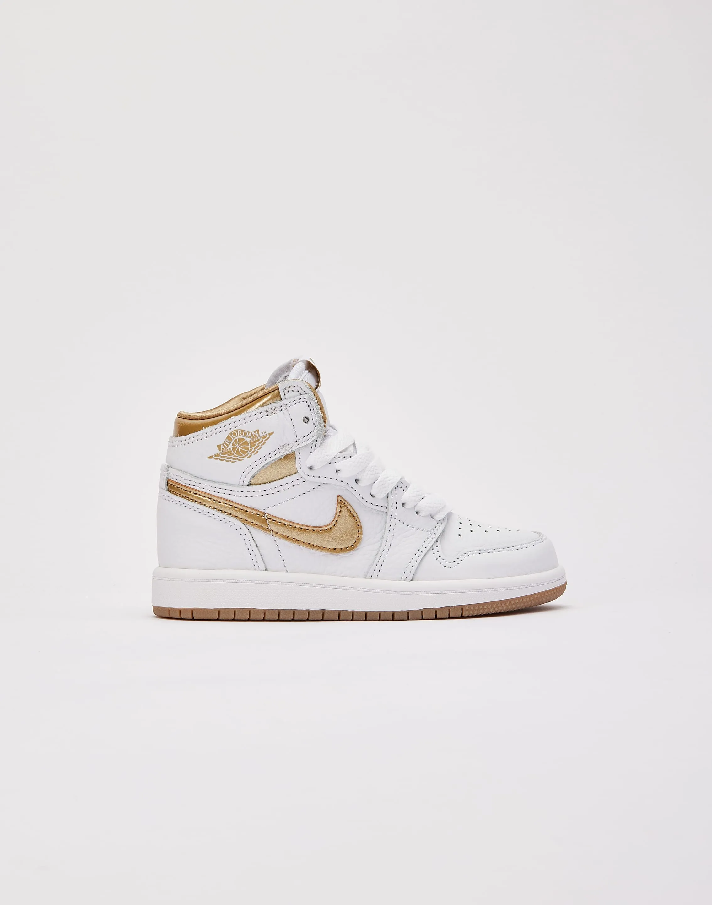 Jordan Air Jordan 1 Retro High OG 'White and Gold' Pre-School