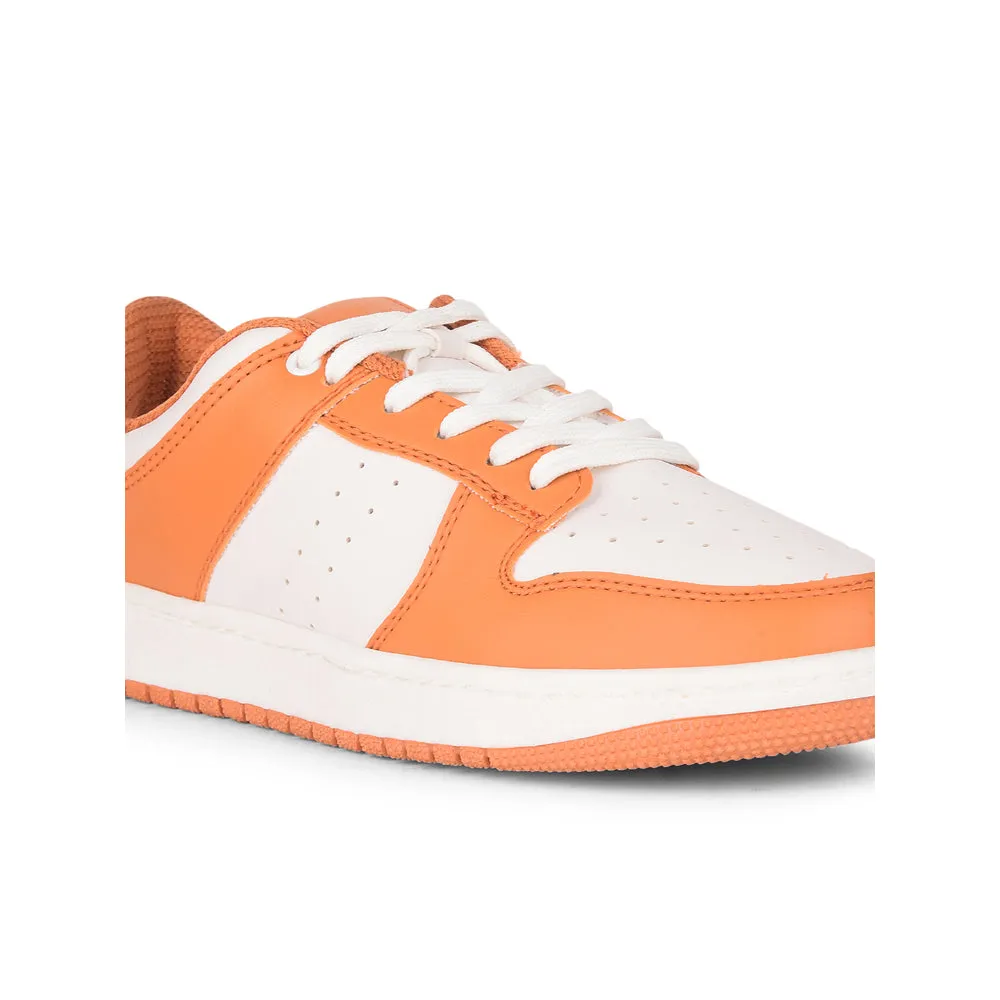 Leap7x Casual Orange Lacing Sneakers For Men SPORTSTAR By Liberty