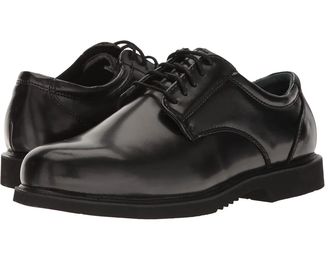 Leather Polishable Oxford Shoe Black