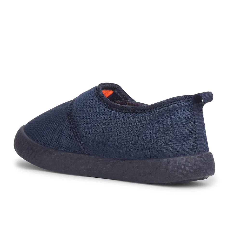 Lucy & Luke Casual Navy Blue Non Lacing Shoes For Kids BASTIAN82E By Liberty