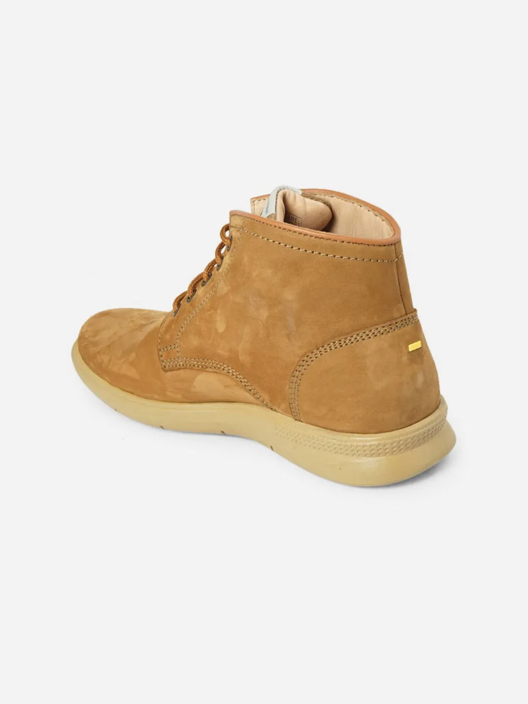 Men's Camel Nubuck Leather Light Weight Boot (ID1053)