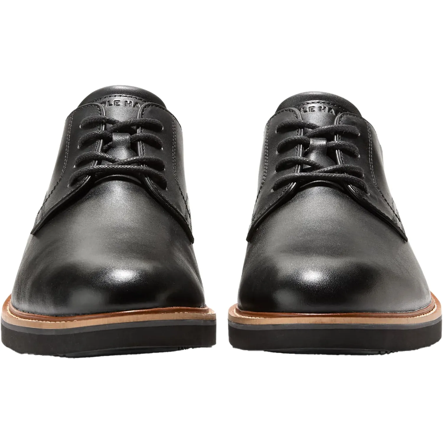 Men's Cole Haan American Classics Montrose Plain Toe Oxford Black/Dark Chocolate Leather