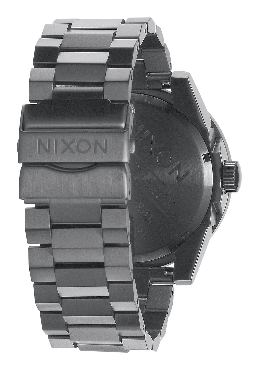 Nixon Corporal Stainless Stell Watch - Red / Gunmetal