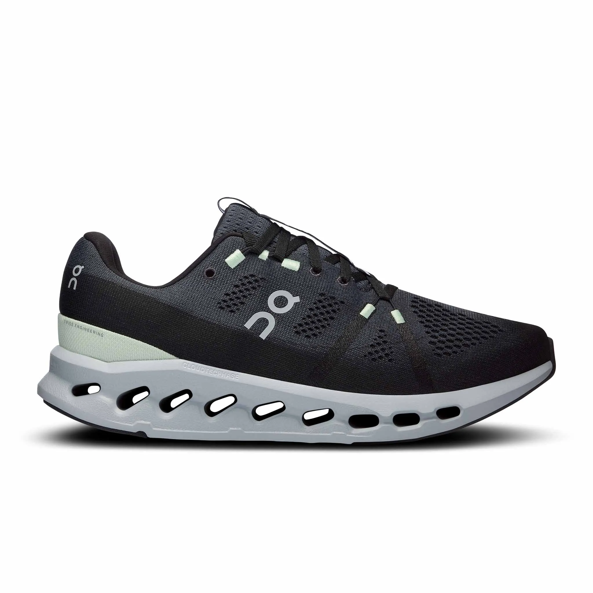 On | Men's Cloudsurfer Running Shoes - Iron/Glacier