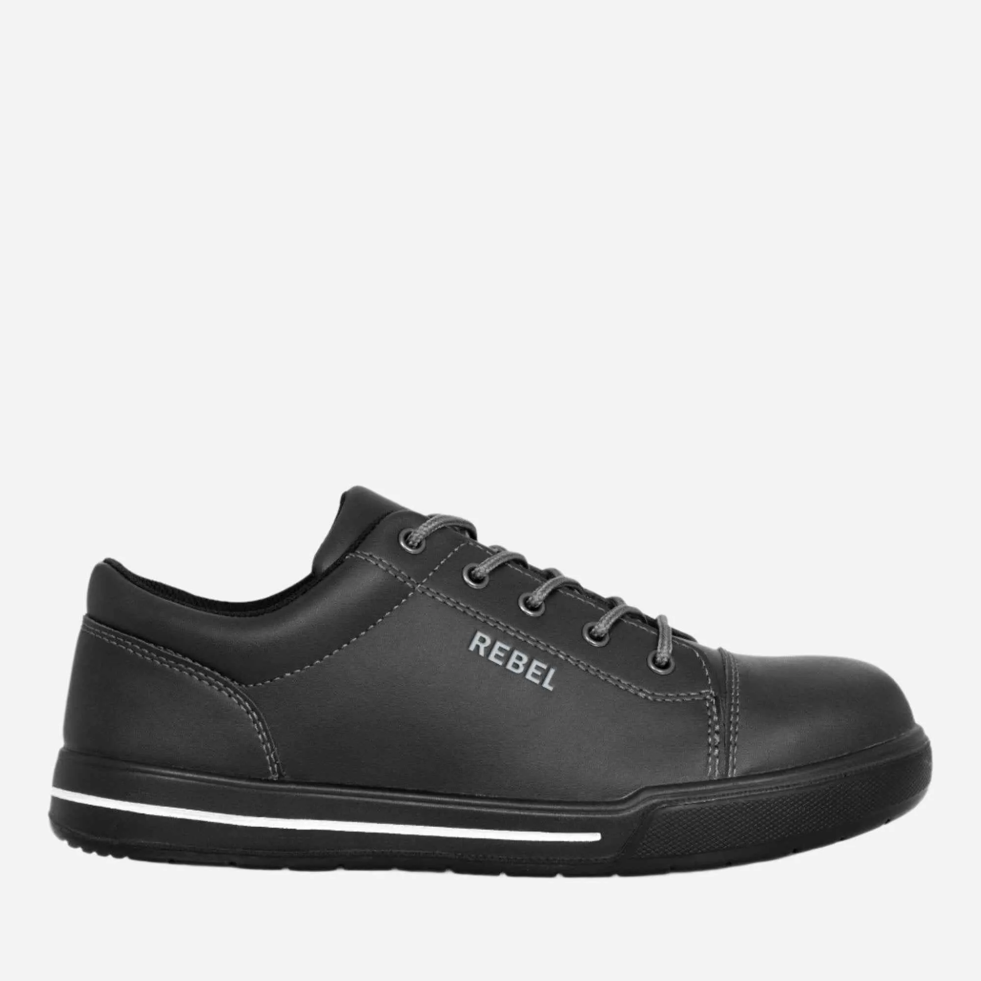 REBEL LO-TOP SAFETY SHOE - BLACK