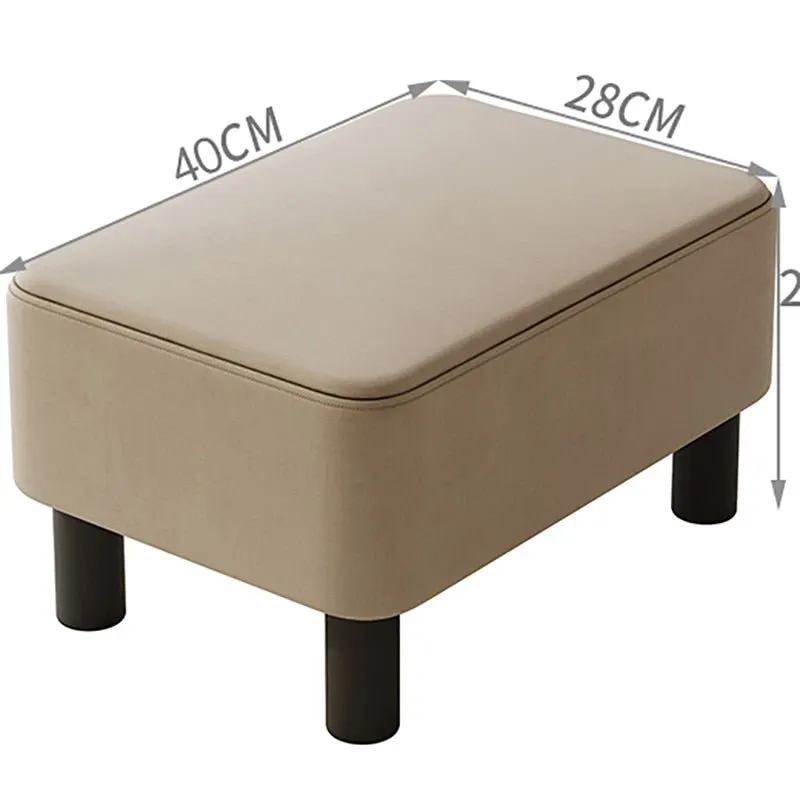 Shoe Bench Foot Rest Step Stool with Storage