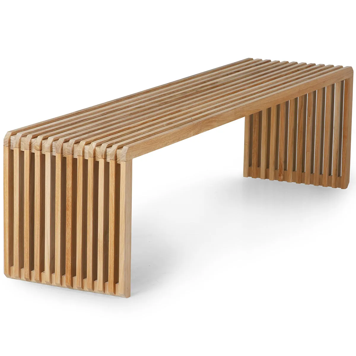 Slatted Bench