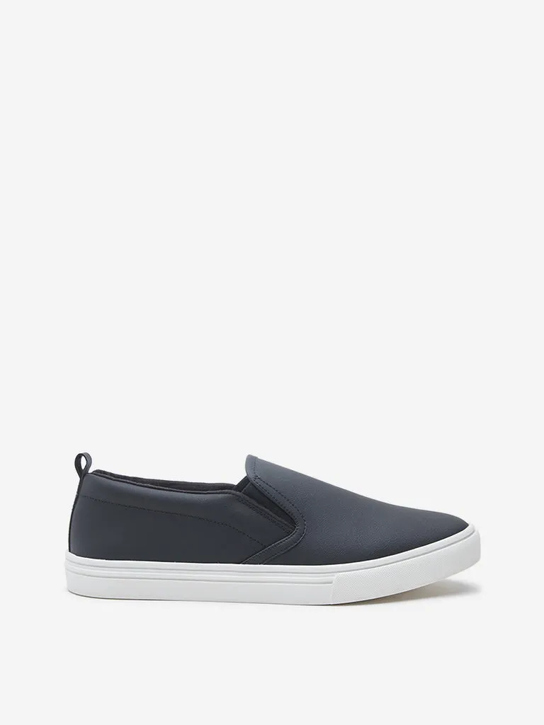 SOLEPLAY Black Slip-On Shoes