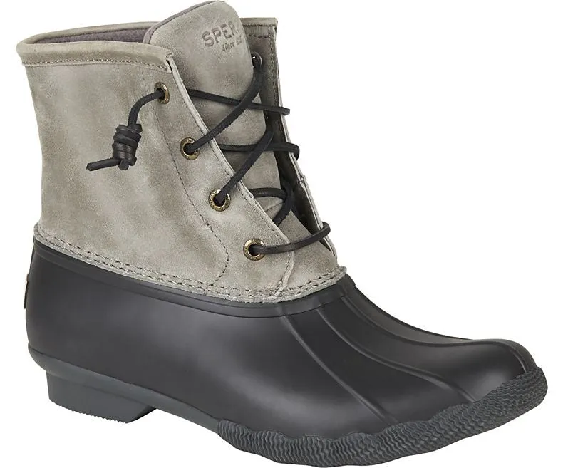 Sperry Women's Imported Saltwater Duck Boot / Black-Grey