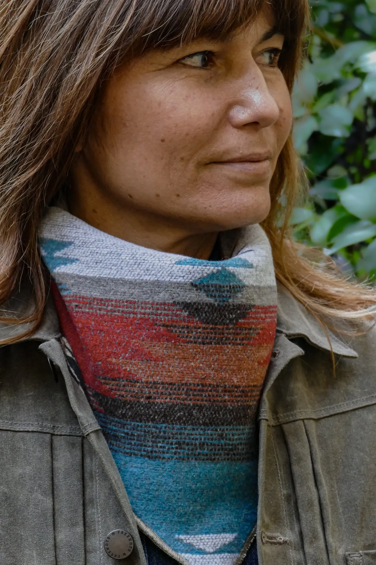 The Rugged Society - Wool Neckerchief with Native Pattern