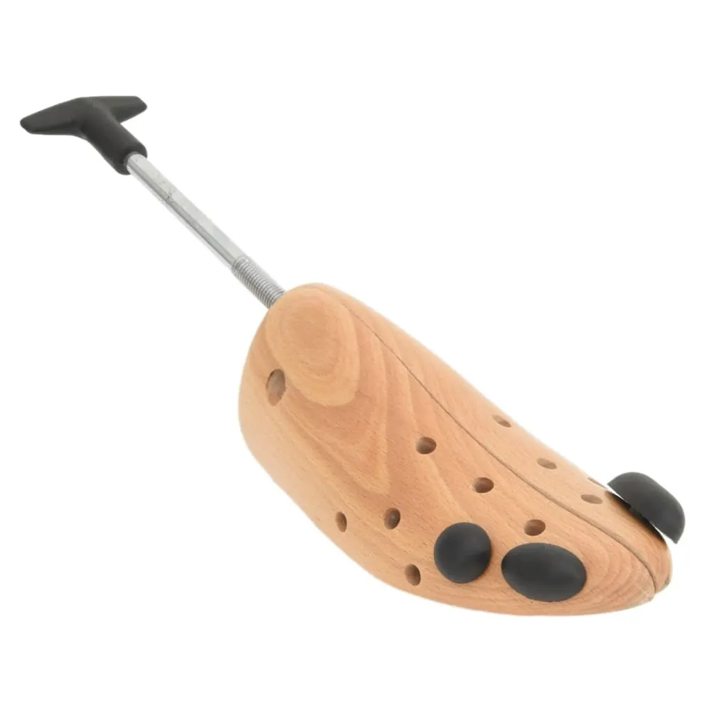 vidaXL Shoe Stretcher EU 39-41 Solid Wood Beech