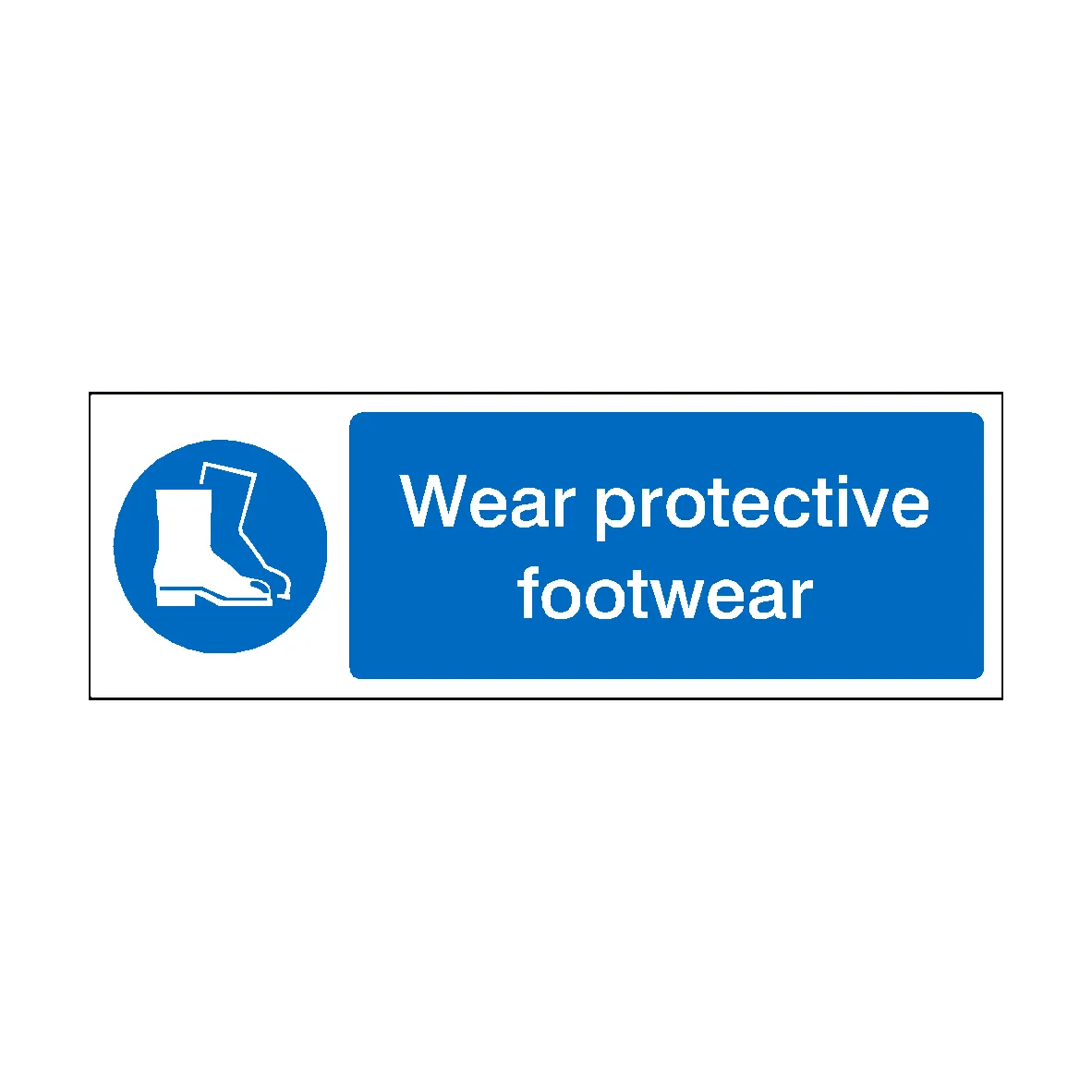 Wear Protective Footwear Label