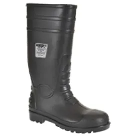 Wellington Boot S5 Steel Toe and Midsole Portwest Total Safety FW95