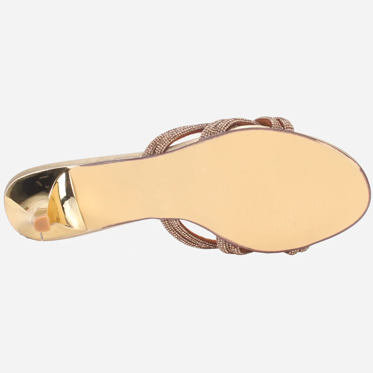 Women's "DIAZA" Shimmery Open Toe Sandals