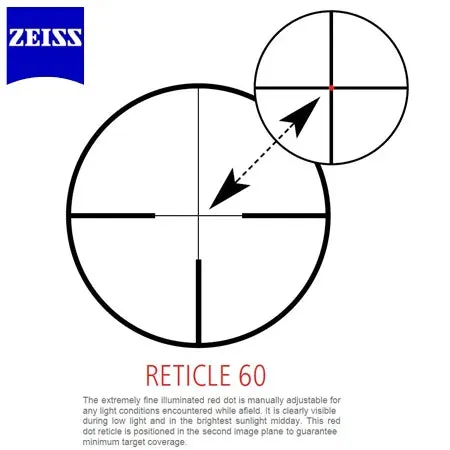 Zeiss Conquest V4 4-16x44 Ret #60 Hunting Turrets